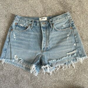 Agolde Parker Denim Shorts in Swapmeet